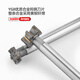 XMSJ Custom Inlay Alloy T-Form T-förmiger Mahlschneider verlängert T-förmige, gerillte Schnittschweiß-Wolfram-Stahl-Stahl-T-Form T-Form 12 16-100 Nicht-standardarme 12124f