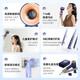 Midea hair dryer household negative ion high power does not damage hair hair dryer high-speed hair dryer curling set hair dryer 3.9 billion plasma hair care sterilization and mite removal smart LCD screen + new soft baby mode + quick-drying magnetic air nozzle hanger birthday gift for girls, wives, girlfriends, mothers-in-law, elderly people, practical and high-end