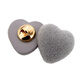 Heart-shaped buttons, metal heart flocking buttons, pink heart-shaped shirt buttons, spring and autumn knitted cardigan sweater buttons, 687 random color mixing [send sewing bag] 12.5mm [5 pieces] commonly used shirts