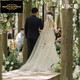 Ya ge Hochzeitszeitraum Original 2024 Neues Superfee Retro Blumenschwanz Schleier Braut Hochzeitskleiderzubehör Foto Requisiten Xianni 3 Meter lang * 1,5 Meter breit 175 cm oder mehr