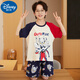 Disney children's pajamas boy Cerro short-sleeved 2025 new summer pure cotton baby boy home clothes medium large children thin N682 Brae chooses armor form [new style] 170 10 sizes [103-112cm/40Jin [Jin equals 0.5 kg]]