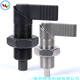 
Kezhitu 16/20 M10 knob plunger elastic pin L type indexing pin spring positioning pin safety pull pin lock fine tooth carbon steel PXVBK12155M1215A5