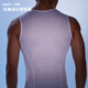 EVR cycling sweatshirt men's vest close-fitting high-elastic thin dense mesh breathable fabric white M