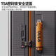 DULA suitcase trolley case multifunctional USB large capacity travel password case leather case rusty gray brown 26 inches