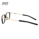 
FOUR NINES999.9 glasses frame men's classic full frame optical far myopia glasses frame M-114 9901 black and gold