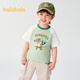Balabala children's clothing boys short-sleeved t-shirt baby bottoming shirt 2025 summer girls' tops American style 208225117210