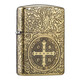 Zippo Original Original Genuine Lighter Armor Brass Tallado de cinco lados Evil Spirit Elegy Custom Gift Regal Rutina Constantino Constantino Stand-Alone Dy9902d