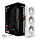 Xunjing (XFX) AMD Radeon RX 9070 XT Snow Wolf 16GB White New E-Sports Design Game Game Learning Desktop Computer Card Independent Graphics Tarjeta