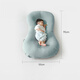 Babyboat cama portátil cama medio recién nacido cama biónica cama móvil cama bb cama de bebé estilo anti-presión estilo verde adecuado para 0-1 años 95*55*10 cm