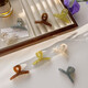 4 cm Jelly Color Translucente Pequeño Clip Cabello medio atado Clip de tiburón pequeño Cross Cross Color Jelly Color pequeño CLIP 5 5