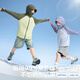 Zuoxi Boys Sun Protection Clothes Children's Summer Thin Jacket 2025 New Boys Cool Skin Clothing Blue 120