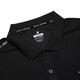 XTEP ice-sense polo shirt short-sleeved men's and women's summer business breathable sports half-sleeved casual men's quick-drying lapel T-shirt black-0118 (men) XL