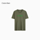 Calvin Kleinjeans 25 Frühlings- und Sommer Neue Herren-Casual Trend CK Briefe Drucken reine Farbe reines Baumwoll kurzärmelige T-Shirt 4RB854G