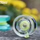 Wanli Anfänger Yo-Yo K2 Plastikkristall Yo-Yo Professional Fancy Competition Magic Yoyo Kinder Dead Sleep-Blue Pink Gradient