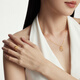 Chow Tai Fook Brackaged Butterfly Gold Anneau pour la bague d'ouverture en or de football féminin pour le cadeau d'anniversaire (frais de travail: 360 MINUS) EOF1449 Gold complet d'environ 2,70 g