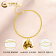 CHINA GOLD 18K gold bracelet for women, classic and versatile twist ring hand jewelry, holiday birthday gift for girlfriend and lover, 18k twist chain