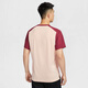 T-shirt Nike Nike T-shirt Dri-Fit Dri-Fit rapide Dry Breathable Tennis Sports Souche courte Summer Top Casual Coral Red FZ9846-677 XL
