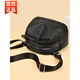 Yookdd new 2024 new large capacity single-shoulder mother shell woven crossbody bag fashionable middle-aged women's bag black single size