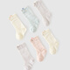 Tongtai (TONGTAI) baby socks summer baby long socks children's mid-tube 3 pairs TQD24140-DS white powder 0-6 months
