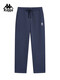 Kappa (Kappa) Nuevos pantalones deportivos Pantalones rectos para hombres Pantalones de punto suelto Pantalones de trote K0F12AK62 Black Oyster-9909 XS