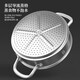 Kornbach steamer 304 stainless steel large capacity soup pot multifunctional steaming pot 22cm multi-bottom gas induction cooker universal