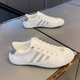 Leinwandschuhe Herren Frühling und Sommer Neue atmungsaktive lässige Schuhe Herren trendige Schuhe Herrenschuhe weiche Sohle Turnschuhe Weiß und Schwarz 41