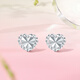 Saturday Fu PT950 platinum earrings women's love earrings B0913481 pair, about 1.57g, birthday gift