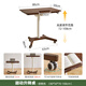 Jiayi mobile lift table standing workbench solid wood bedside table folding computer table movable office desk desk