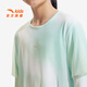 ANTA Children's T-shirt Girls' Clothing 2025 Summer and Autumn New Fairy Breeze T Comfortable Long T Fake Two-piece T-shirt Top Ruo Aqua/Pure White-2 100 cm