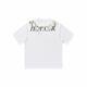 Nanyuexi Hoish et cruel American Alphabet Plant Fleur Round Cou Round T-shirt à manches courtes pour hommes et femmes Summer S1049 # White XL