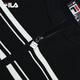 Fila Offizielles Frauenkleid 2025 Sommer Neue Mode lässig einfache schlanke kurzärmelige Rock, Black-Bk S 160/80A/S