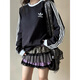 Adidas (adidas) adidas jennie t-Shirt Top Langarm schwarze Männer und Frauen Basishemd Klassiker Retro IA4877 Schwarz IA4877 L