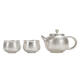 Silver pot, gilt silver tea set, 999 silver set, light luxury hammer pattern, one pot and two cups, one pot and two cups, 1 piece
