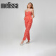 Melissa, Melissa, casual outside wearing fish mouth bow ballet shoes, fashionable single shoes 36125 black/pink 37