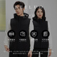 Beiluo graphene down vest customized work clothes autumn and winter hooded vest work vest outdoor men and women printed logo [waterproof down] GYJ-9903 down black XL