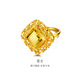 金至尊（3D-GOLD)霓光黄金戒指2024新款999足金戒指素圈黄金女戒送礼按克计价 15号-5.90克(含工费826元)