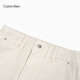 Calvin KleinJeans 25 spring and summer new women's trendy retro sexy hot girl ck cotton A-line denim skirt 47B728G RG3-denim white XS 26