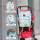 Aibaoxi Mummy Bag Multifunctional Backpack Milk Bag Large Capacity Mummy Bag Outing Mother and Baby Bag Blue Crown M224