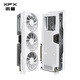 Xunjing (XFX) AMD Radeon RX 9070 XT Snow Wolf 16GB White New E-Sports Design Game Game Learning Desktop Computer Card Independent Graphics Tarjeta