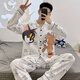 韦戒睡衣男生少年感男2025年春秋季新款长袖动漫男士大码青少年可外穿 【9923】 L 3L 【建议165-195斤】