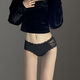 NJSKAKW sexy bow pure waist traceless underwear women new lace pajama pants 046+4052+6628+9056 0 pieces, one size recommended 80-120Jin [Jin equals 0.5 kg]