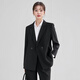 Troman black suit suit for women, loose casual temperament, professional wear, women's interview formal wear, business workwear suit jacket
