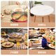 Nappe jeichu (maxcook) nappe jeté, nappe, nappe de table de restauration épaisse et épaisse, de grande table pour le banquet et les nappes de camping, 10 feuilles de nappes, adaptées à 1,6 m MCPJ9249