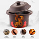 SPOUNR Genuine Subo fully automatic electric stew pot ceramic soup casserole household porridge artifact multi-functional purple casserole 6L black purple clay reservation money regular heat preservation