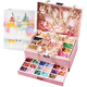Xinge Children's Ancient Style Perlen Geschenkbox Spielzeug Mädchen Geburtstag Geschenke Haarschmuck Dekoration handgefertigt DIY Play House Pulver