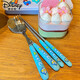 Disney Ultraman 304 stainless steel children's chopsticks, spoons and fork set one person, one chopstick portable primary school student tableware box 304 Ultra (spoons, chopsticks, forks) + Ultra pattern box