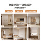 Quanyou (QUANU) Quanyou whole house customized wardrobe, bedroom wardrobe storage cabinet, living room TV cabinet, small apartment cloakroom storage cabinet 10880/10 (for specific plans, please contact customer service)