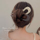 Toutu sticker U-shaped hairpin U-shaped hairpin women's hairpin high-end simple hair twist artifact ancient style SN0009 Haoran 2 pieces (99 Miss Sister's Choice)