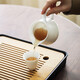 Suet-fat jade white porcelain Xishi teapot tea set with tea tray Dehua tea making party home office tea set tea tray set