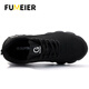 Chaussures de protection contre le travail fuméer Isolation confortable légère des hommes et ordinateur portable anti-schashs respirant Anti-puncture et usure de sécurité du site de travail des chaussures [confortable et respirante] Chaussure ultra-légère 41